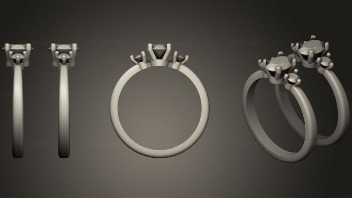 Ювелирные перстни и кольца (Кольцо 86, JVLRP_0568) 3D модель для ЧПУ станка